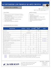 ABM10-166-12.000MHZ-T3 Datenblatt Cover