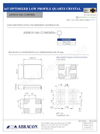 ABM10-166-12.000MHZ-T3 데이터 시트 페이지 2