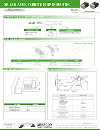 AIML-0603-82NK-T Datasheet Page 2