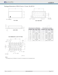 AOZ8075DI Datasheet Page 5