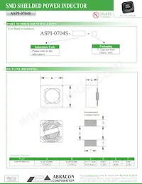 ASPI-0704S-2R2M-T Datasheet Page 2