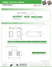 ASPI-1040HI-R16M Datasheet Page 3