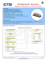 ATSSM4P51185 Datasheet Cover