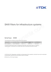 B39141B3608Z510 Datasheet Copertura