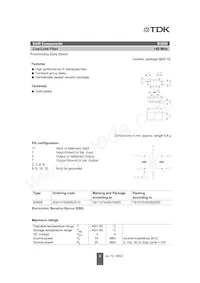 B39141B3608Z510 데이터 시트 페이지 2