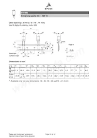 B41896C8397M008 Datasheet Page 20