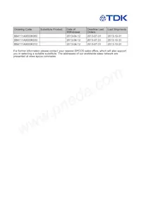 B84111A0000K010 Datasheet Pagina 2