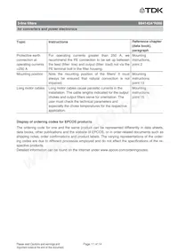 B84143A0016R000 Datasheet Page 11