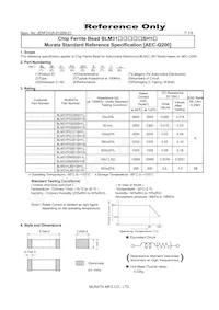 BLM31PG601SH1L Datasheet Cover