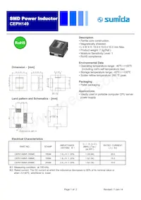 CEPH149NP-2R4MC Datasheet Cover