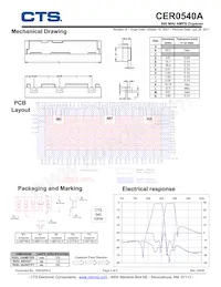 CER0540A Datasheet Page 2