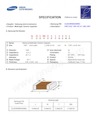 CL03C6R2BA3GNNC Datasheet Cover