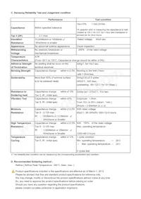 CL31B225KCHSNNE Datasheet Page 2