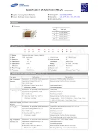 CL31B475KAHVPNE Datasheet Cover