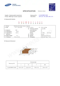 CL32A226MOTLNNE Datenblatt Cover