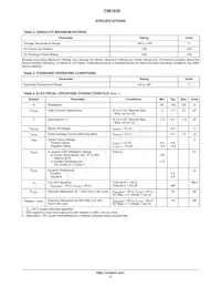 CM1630-08DE Datasheet Page 3