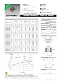 CW100505-39NJ3 Datasheet Cover