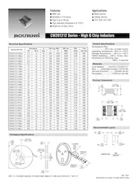 CW201212-78NJ 데이터 시트 표지