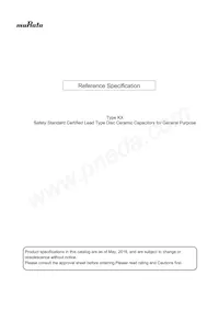 DE1E3KX222MJ4BN01F Datasheet Cover