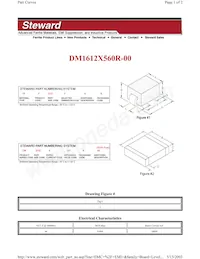 DM1612X560R-00 Datasheet Cover