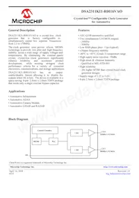 DSA2311KI1-R0016VAO Datasheet Copertura