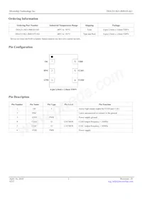 DSA2311KI1-R0016VAO Datasheet Page 2