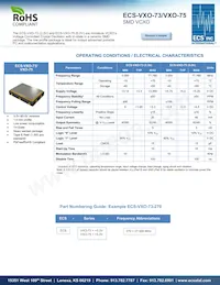 ECS-VXO-73-44.736-TR Datasheet Cover