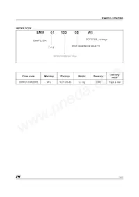 EMIF01-10005W5 Datasheet Pagina 9