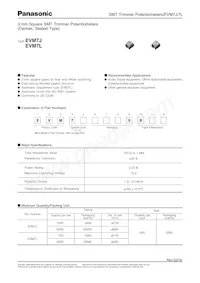 EVM-7JSX30BE2 Datasheet Cover