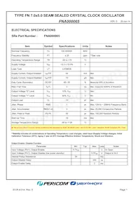 FNA000065 Datasheet Pagina 3