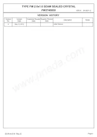 FW3740009 Datasheet Page 2