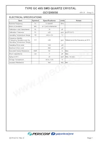 GC1200056 Datasheet Pagina 3