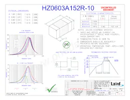 HZ0603A152R-10 Datasheet Cover