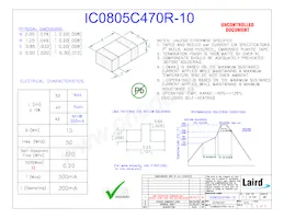 IC0805C470R-10 Datasheet Cover