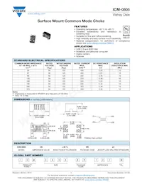 ICM0805ER371M Datasheet Cover