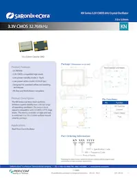 KN3270029 Datasheet Cover