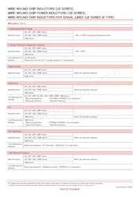 LBC2518T102K Datasheet Page 9