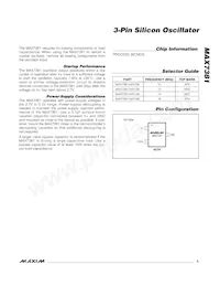 MAX7381AXR146+T Datasheet Page 5