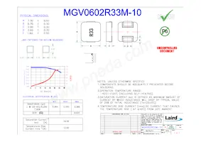 MGV0602R33M-10 Datenblatt Cover