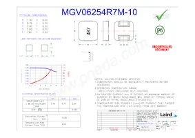 MGV06254R7M-10 Datasheet Cover