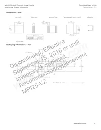 MPI2520R1-100-R Datasheet Pagina 3