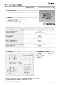 NV5032SB-122.88M-NSA3550A Datasheet Cover