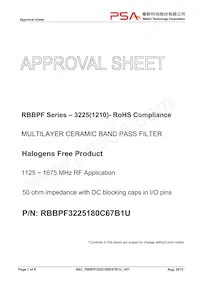 RBBPF3225180C67B1U Datasheet Cover