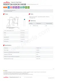 RDER73A103K3K1H03B Datasheet Copertura