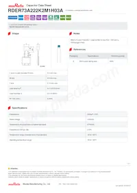 RDER73A222K2M1H03A Datasheet Cover