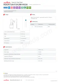 RDER73A472K2M1H03A Datasheet Copertura