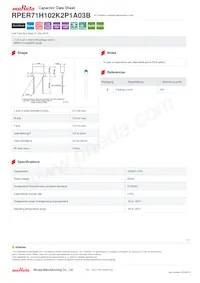 RPER71H102K2P1A03B Datasheet Copertura