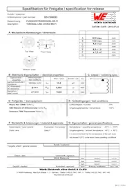 S14100033 Datasheet Copertura