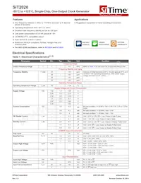 SIT2020AMAS3-33E-40.000000E數據表 封面