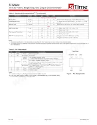 SIT2020AMAS3-33E-40.000000E Datasheet Pagina 2